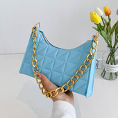 Geantă avansată cu diamante pentru femei 2022, noua tendință, cu toate potrivirile, geantă de umăr cu lanț de nișă, geantă de cumpărături cu textura de modă pentru femei