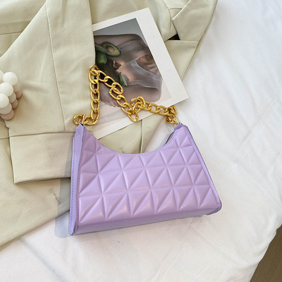 Geantă avansată cu diamante pentru femei 2022, noua tendință, cu toate potrivirile, geantă de umăr cu lanț de nișă, geantă de cumpărături cu textura de modă pentru femei