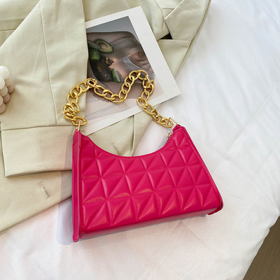 Geantă avansată cu diamante pentru femei 2022, noua tendință, cu toate potrivirile, geantă de umăr cu lanț de nișă, geantă de cumpărături cu textura de modă pentru femei