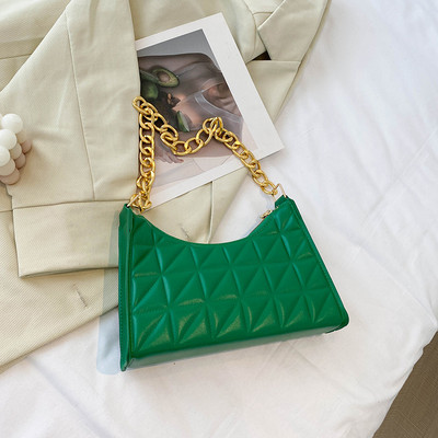 Geantă avansată cu diamante pentru femei 2022, noua tendință, cu toate potrivirile, geantă de umăr cu lanț de nișă, geantă de cumpărături cu textura de modă pentru femei