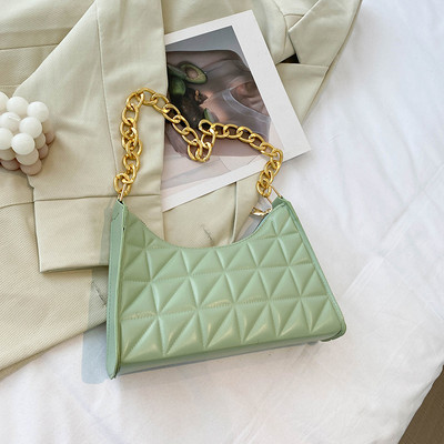 Geantă avansată cu diamante pentru femei 2022, noua tendință, cu toate potrivirile, geantă de umăr cu lanț de nișă, geantă de cumpărături cu textura de modă pentru femei