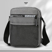 Ανδρική τσάντα αγγελιοφόρου 2023 Τσάντες ώμου χιαστί τσάντες μόδας Καμβάς casual τσάντες Μικρό πακέτο σφεντόνας για δουλειά Επαγγελματικό τσαντάκι