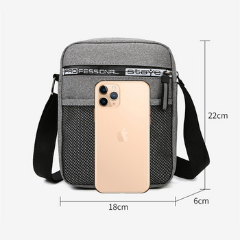 2023 Мъжка чанта Messenger Чанти през рамо през рамо Модни платнени ежедневни чанти Малък пакет с прашка за работа Бизнес чанта Портмоне
