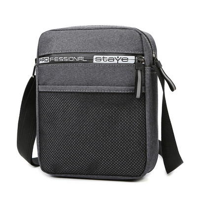 Ανδρική τσάντα αγγελιοφόρου 2023 Τσάντες ώμου χιαστί τσάντες μόδας Καμβάς casual τσάντες Μικρό πακέτο σφεντόνας για δουλειά Επαγγελματικό τσαντάκι