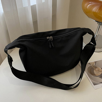 2022 Платнена чанта за жени през рамо, нов корейски стил, проста чанта за скитници, студентска чанта за рамо с регулируема презрамка