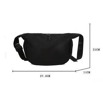 2022 Платнена чанта за жени през рамо, нов корейски стил, проста чанта за скитници, студентска чанта за рамо с регулируема презрамка