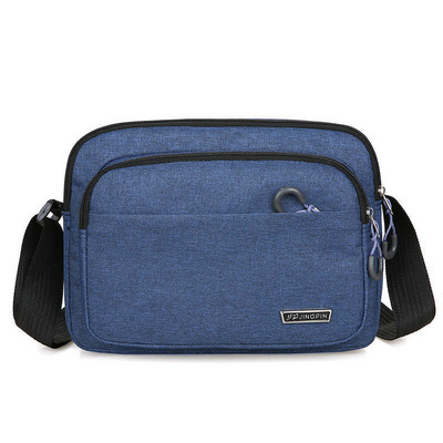 Γυναικεία Ανδρική τσάντα Messenger Καμβάς Κορέα Ιαπωνία Casual Shoulder Fashion Ανδρική τσάντα χιαστί πολλαπλών στρώσεων Τσάντα ώμου