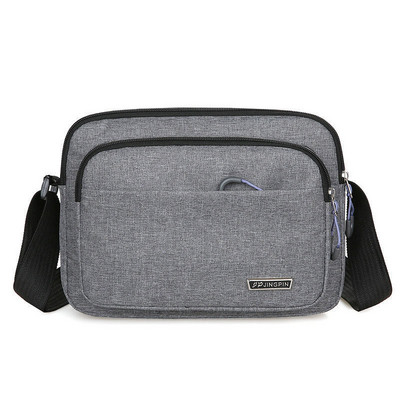 Γυναικεία Ανδρική τσάντα Messenger Καμβάς Κορέα Ιαπωνία Casual Shoulder Fashion Ανδρική τσάντα χιαστί πολλαπλών στρώσεων Τσάντα ώμου