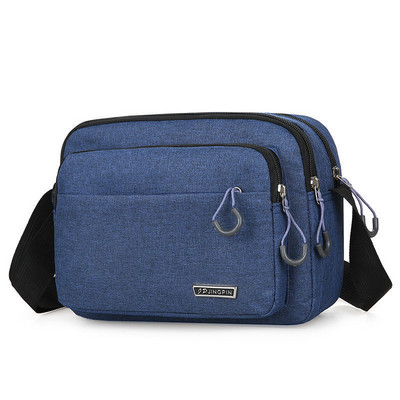 Γυναικεία Ανδρική τσάντα Messenger Καμβάς Κορέα Ιαπωνία Casual Shoulder Fashion Ανδρική τσάντα χιαστί πολλαπλών στρώσεων Τσάντα ώμου