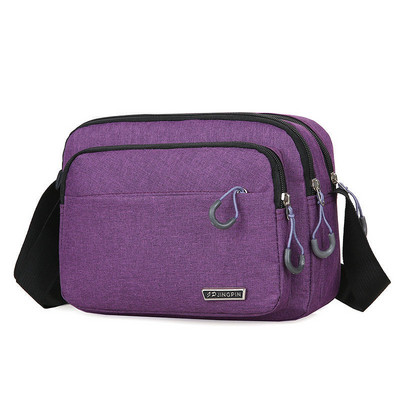 Γυναικεία Ανδρική τσάντα Messenger Καμβάς Κορέα Ιαπωνία Casual Shoulder Fashion Ανδρική τσάντα χιαστί πολλαπλών στρώσεων Τσάντα ώμου