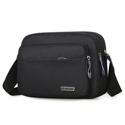 Γυναικεία Ανδρική τσάντα Messenger Καμβάς Κορέα Ιαπωνία Casual Shoulder Fashion Ανδρική τσάντα χιαστί πολλαπλών στρώσεων Τσάντα ώμου