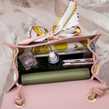 Fashion PU Δερμάτινη τσάντα ώμου με φιόγκο με κόμπους, Messenger, γυναικεία τσάντα τσάντα με μονό λουράκι, τσαντάκι χιαστί, τσάντες μικρού μεγέθους