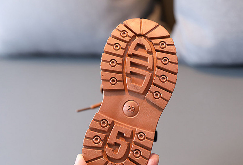 Φθινοπωρινές μπότες Martin για παιδιά Κορεάτικο στυλ για αγόρια για κορίτσια Μόδα παπούτσια Αντιολισθητικά παπούτσια με φερμουάρ για παιδιά Άνοιξη Φθινόπωρο