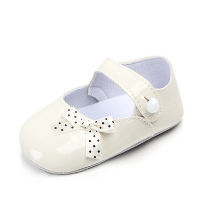 Παπούτσια για νεογέννητο μωρό για μωρά για μωρά, δερμάτινα μοκασίνια First Walker Casual Sneaker Μαλακή σόλα για βρέφη Μασίφ λευκό μαύρο παπούτσι για περπάτημα