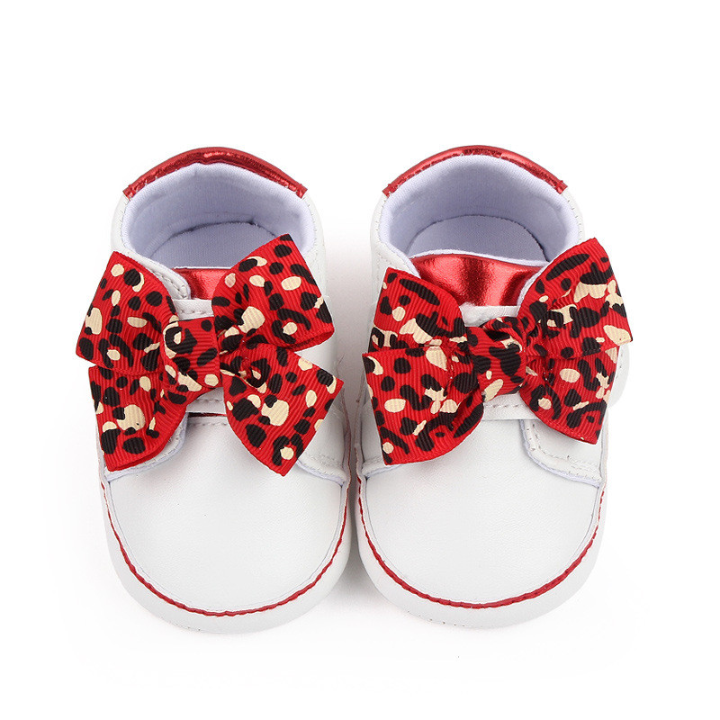 Pantofi pentru bebeluși nou-născuți pentru fete First Walker PU Princess Bowknot Panglică Pantofi de rochie Anti-alunecare Talpă din cauciuc Pantofi pentru pătuț pentru copii mici Mocasini