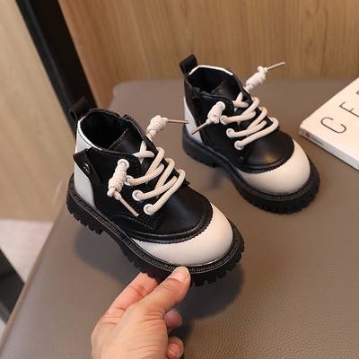 CUZULLAA Παιδικές Φθινοπωρινές Χειμερινές Μπότες 1-6 ετών Αγόρια Κορίτσια Λευκό Κίτρινο Καφέ Πολύχρωμες Μπότες Παιδικά Κοντά μποτάκια καθημερινά παπούτσια