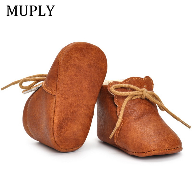 Kožne Nove klasične sportske tenisice Novorođenčad Dječaci Djevojčice Prve hodalice Cipele Dojenčad Mala djeca Mekani potplat Protuklizni 0-18M