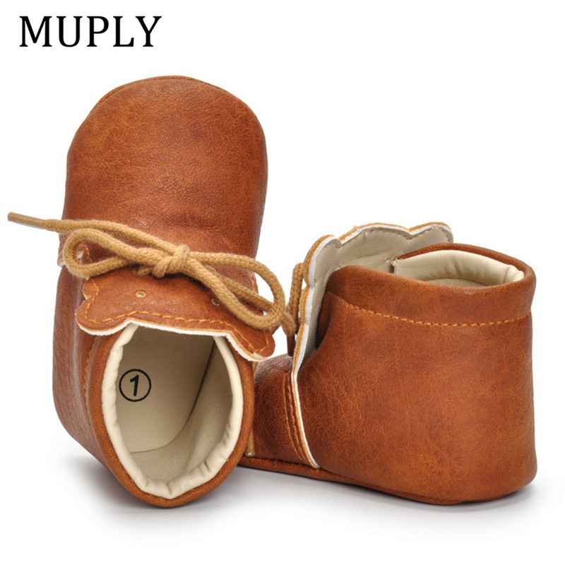 Kožne Nove klasične sportske tenisice Novorođenčad Dječaci Djevojčice Prve hodalice Cipele Dojenčad Mala djeca Mekani potplat Protuklizni 0-18M