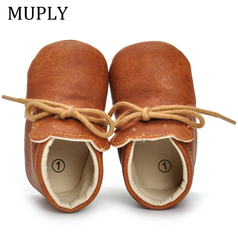 Kožne Nove klasične sportske tenisice Novorođenčad Dječaci Djevojčice Prve hodalice Cipele Dojenčad Mala djeca Mekani potplat Protuklizni 0-18M