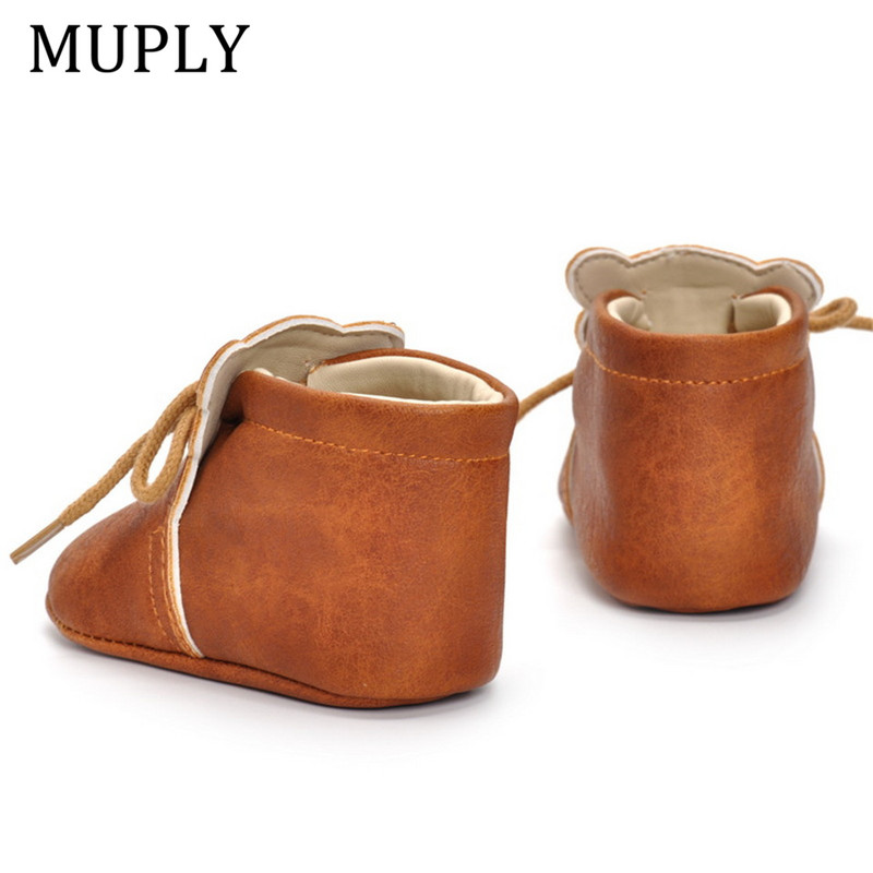 Kožne Nove klasične sportske tenisice Novorođenčad Dječaci Djevojčice Prve hodalice Cipele Dojenčad Mala djeca Mekani potplat Protuklizni 0-18M