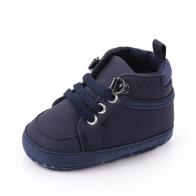 Νεογέννητο τύπωμα Heart Star Baby Sneaker PU Δερμάτινο μωρό αγόρια για κορίτσια First Walkers Μαλακή σόλα για βρέφη Παιδικά παπούτσια για 0-18 εκατ.