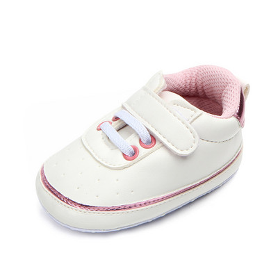 Νεογέννητο τύπωμα Heart Star Baby Sneaker PU Δερμάτινο μωρό αγόρια για κορίτσια First Walkers Μαλακή σόλα για βρέφη Παιδικά παπούτσια για 0-18 εκατ.