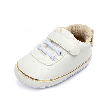 Νεογέννητο τύπωμα Heart Star Baby Sneaker PU Δερμάτινο μωρό αγόρια για κορίτσια First Walkers Μαλακή σόλα για βρέφη Παιδικά παπούτσια για 0-18 εκατ.