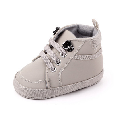 Νεογέννητο τύπωμα Heart Star Baby Sneaker PU Δερμάτινο μωρό αγόρια για κορίτσια First Walkers Μαλακή σόλα για βρέφη Παιδικά παπούτσια για 0-18 εκατ.