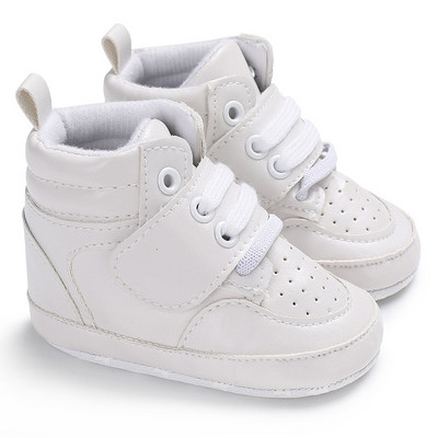 Νεογέννητο τύπωμα Heart Star Baby Sneaker PU Δερμάτινο μωρό αγόρια για κορίτσια First Walkers Μαλακή σόλα για βρέφη Παιδικά παπούτσια για 0-18 εκατ.