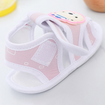 Летни сандали за новородени бебета Детски платнени обувки Ежедневни меки обувки за детско креватче Първи прохождащи деца Бебешки сандали Момчета Момичета Сабо