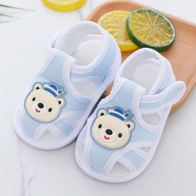 Νεογέννητο μωρό καλοκαιρινά σανδάλια Παιδικά παπούτσια καμβά casual μαλακά παπούτσια κούνιας για νήπια First Walkers Βρεφικά σανδάλια για αγόρια κορίτσια Τσόκαρα