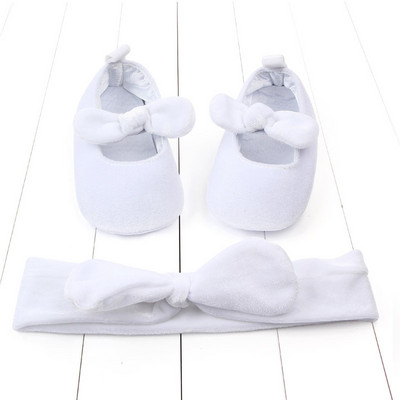 Νεογέννητα Βελούδινα Βρεφικά Παπούτσια Αντιολισθητική Μαλακή Σόλα Παπούτσια για μωρά Princess Bow Fashion First Walkers Casual παπούτσια Παπούτσια για μωρά