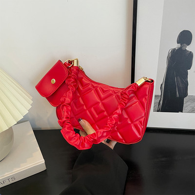 Τσάντα τάσης μονόχρωμη μονόχρωμη μονόχρωμη μονόχρωμη φορητή γυναικεία τσάντα τετράγωνη φορητή μόδα