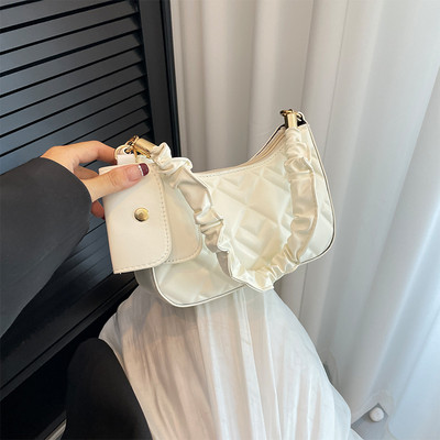 Τσάντα τάσης μονόχρωμη μονόχρωμη μονόχρωμη μονόχρωμη φορητή γυναικεία τσάντα τετράγωνη φορητή μόδα