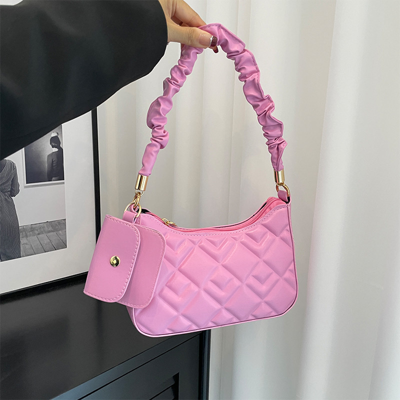 Τσάντα τάσης μονόχρωμη μονόχρωμη μονόχρωμη μονόχρωμη φορητή γυναικεία τσάντα τετράγωνη φορητή μόδα