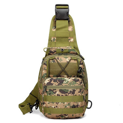 Tactical Military Chest Sling Bag Hiking Mole Multifunction 600D Oxford Camouflage Άνετη ανθεκτική μόδα σε εξωτερικούς χώρους
