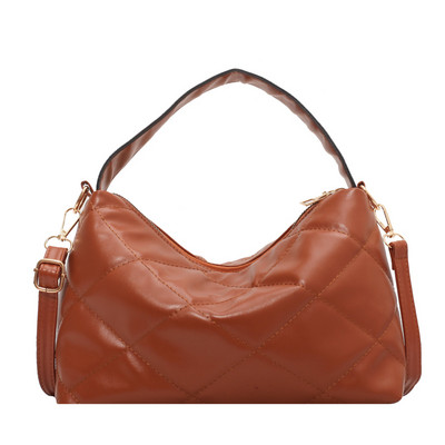 Dámska kabelka z umelej kože, dámska dizajnérska crossbody taška, mäkká jednofarebná luxusná dizajnová kabelka cez rameno