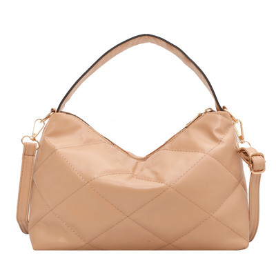 Dámska kabelka z umelej kože, dámska dizajnérska crossbody taška, mäkká jednofarebná luxusná dizajnová kabelka cez rameno