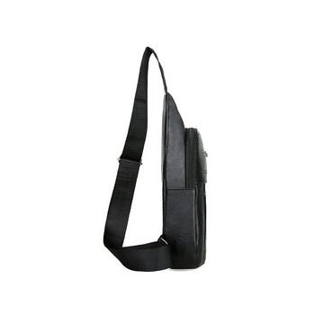 Pu Мъжка чанта за гърдите Нова външна водоустойчива многофункционална чанта Crossbody Модна корейска универсална чанта за рамо