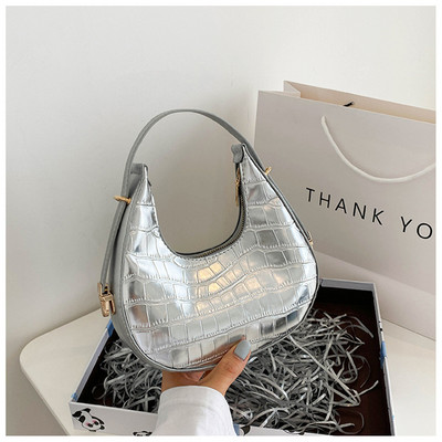 Moodsad õlakotid Stiilsed kivitekstuuriga käekotid Lihtsad ühevärvilised kotid Pu-nahast Populaarsed naistekotid Uus 2023