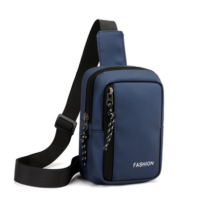 Trendovska muška torba za rame Ležerna putovanja na otvorenom Najlonske torbe preko ramena za prsa velikog kapaciteta Višenamjenska ulična muška torba Novo