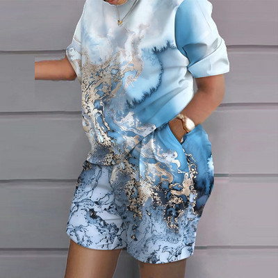 Dámska jarná jesenná dvojdielna súprava s voľnými nohavicami, ležérnym dámskym topom s dlhým rukávom a nohavicami