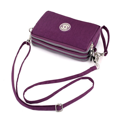 Modne torbe na rame Ženske troslojne torbice za mobilne telefone Jednostavna torbica za novčiće Vanjska ručna torbica za pohranu kozmetike