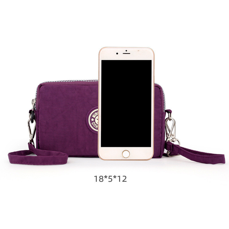 Modne torbe na rame Ženske troslojne torbice za mobilne telefone Jednostavna torbica za novčiće Vanjska ručna torbica za pohranu kozmetike