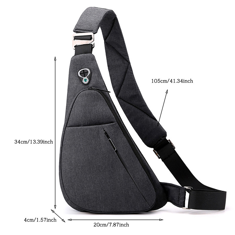 Μόδα Ταξιδιωτική Τσάντα στήθους Ανδρική τσάντα Messenger Αδιάβροχη δεξιά αριστερός ώμος χιαστί κολύμβηση Γυμναστήριο για υπαίθριο αθλητικό πακέτο τσάντα τσάντα