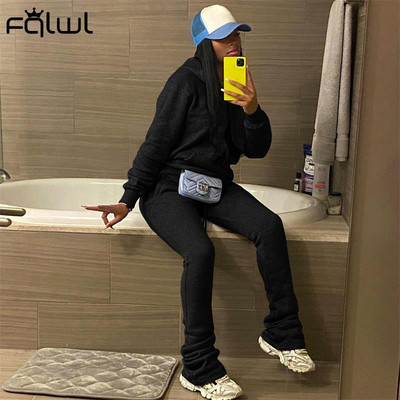 FQLWL tavaszi női 2 kétrészes készletek ruhák tréningruha, női, hosszú ujjú felső nadrág öltöny, rózsaszín, hozzáillő szettek 2021