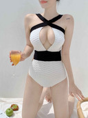 Καλοκαιρινό Νέο Hot Spring beachwear Ολόσωμο μαγιό Lady Temperament Hollow Out Σέξι ολόσωμο μπικίνι μαγιό Conservative