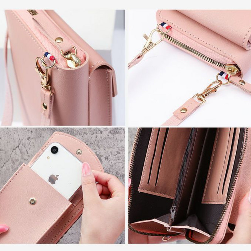 PU luksuzne ručne torbe Ženske torbe za žene 2023. Ženske ručne torbe Ženske torbe preko ramena Torbica Clutch Telefon Novčanik Torba na rame