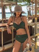 Καλοκαίρι Νέο Hot Spring Beach Είδη παραλίας Split Μαγιό Γυναικεία ιδιοσυγκρασία Hollow Out Sexy μαγιό Γυναικεία μαγιό σετ μπικίνι