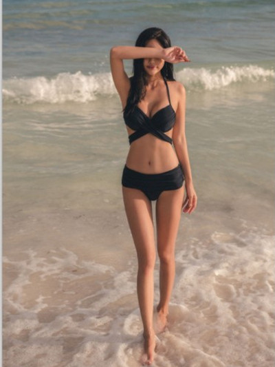 Καλοκαίρι Νέο Hot Spring Beach Είδη παραλίας Split Μαγιό Γυναικεία ιδιοσυγκρασία Hollow Out Sexy μαγιό Γυναικεία μαγιό σετ μπικίνι